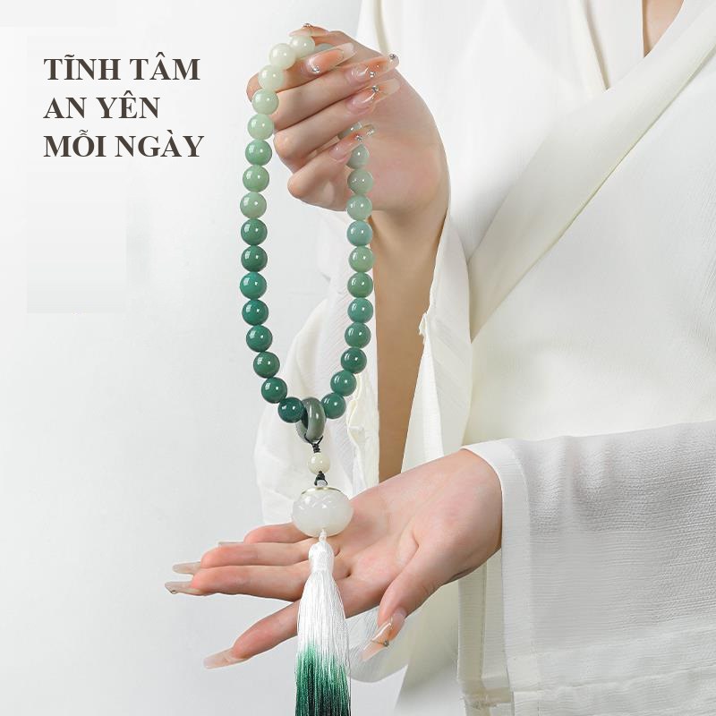 Chuỗi bồ đề màu xanh ngọc